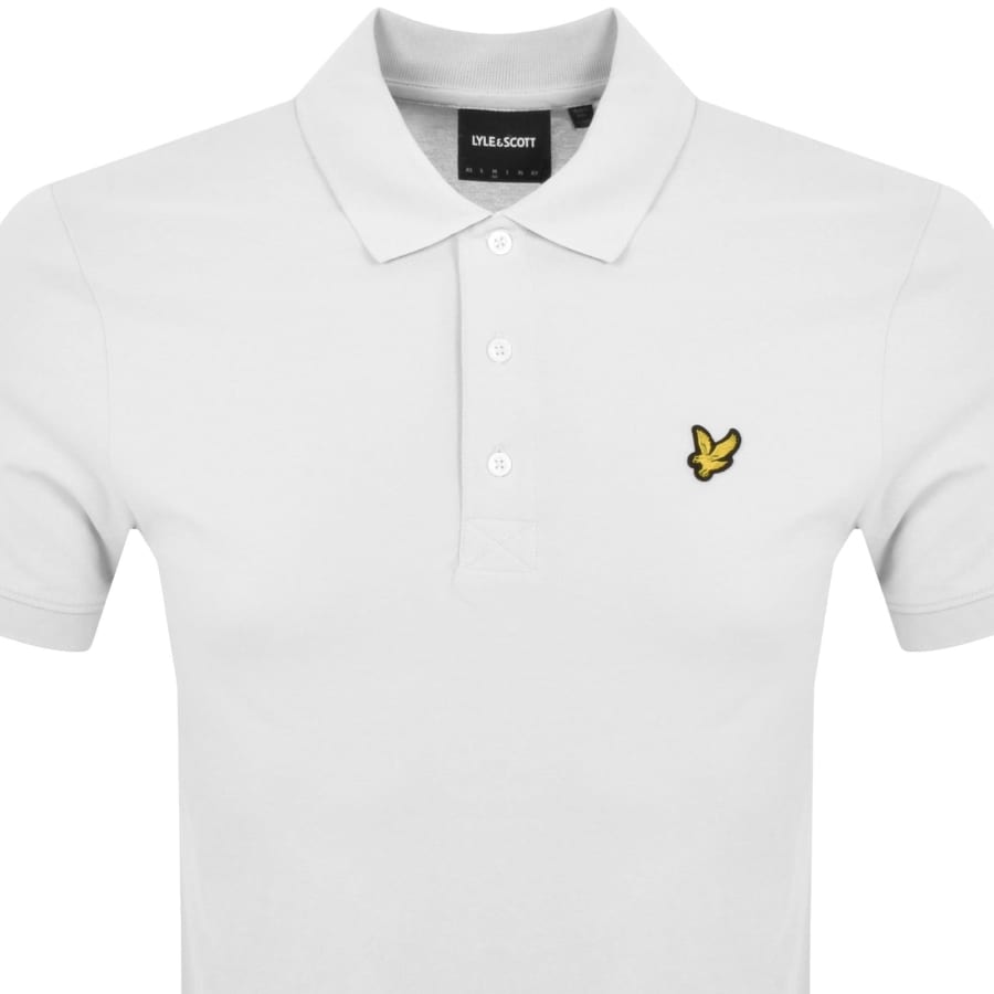 Lyle and scott white short sleeve shirt on sale